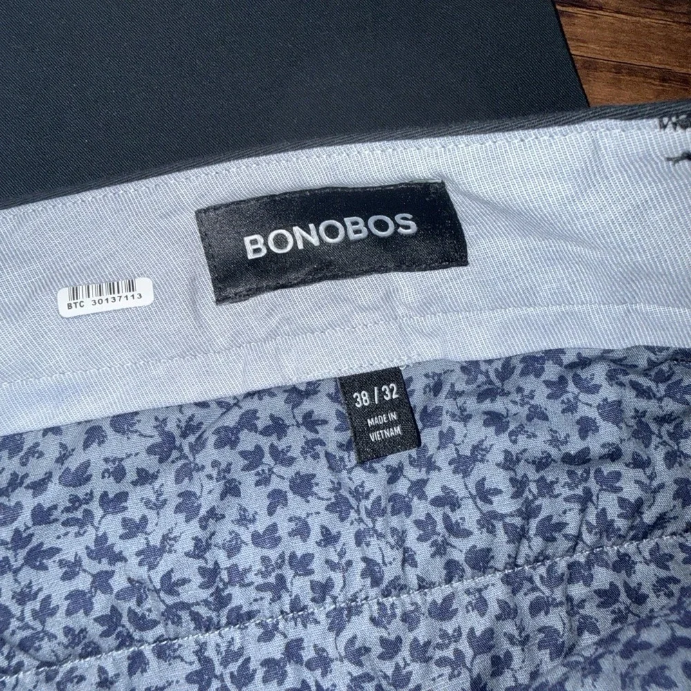 Bonobos Black Slacks Men's 38x32 Slim Office‎ Wear
